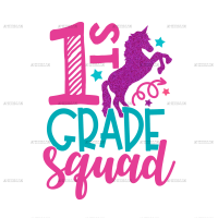 1st Grade Squad DTF Transfer
