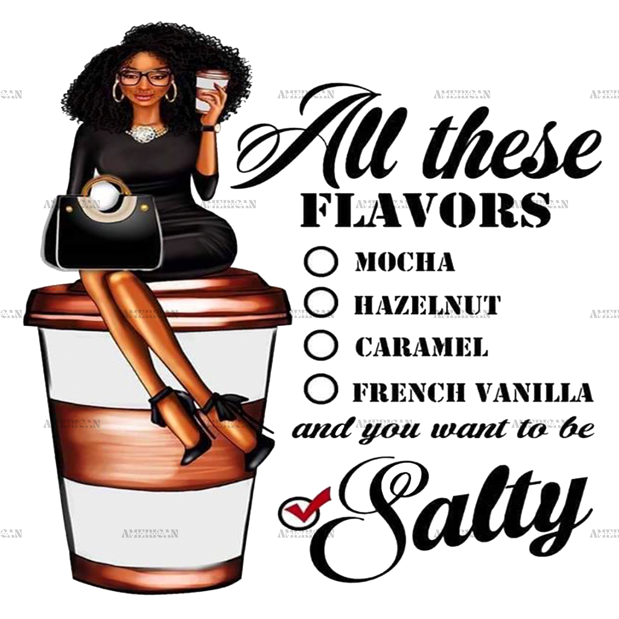 All These Flavors DTF Transfer