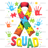 Autism Support Squard-1 DTF Transfer