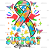 Autism Support Squard-2 DTF Transfer