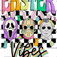 Bad Bunny Easter Vibes DTF Transfer