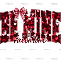 Be Mine Bow-3 DTF Transfer
