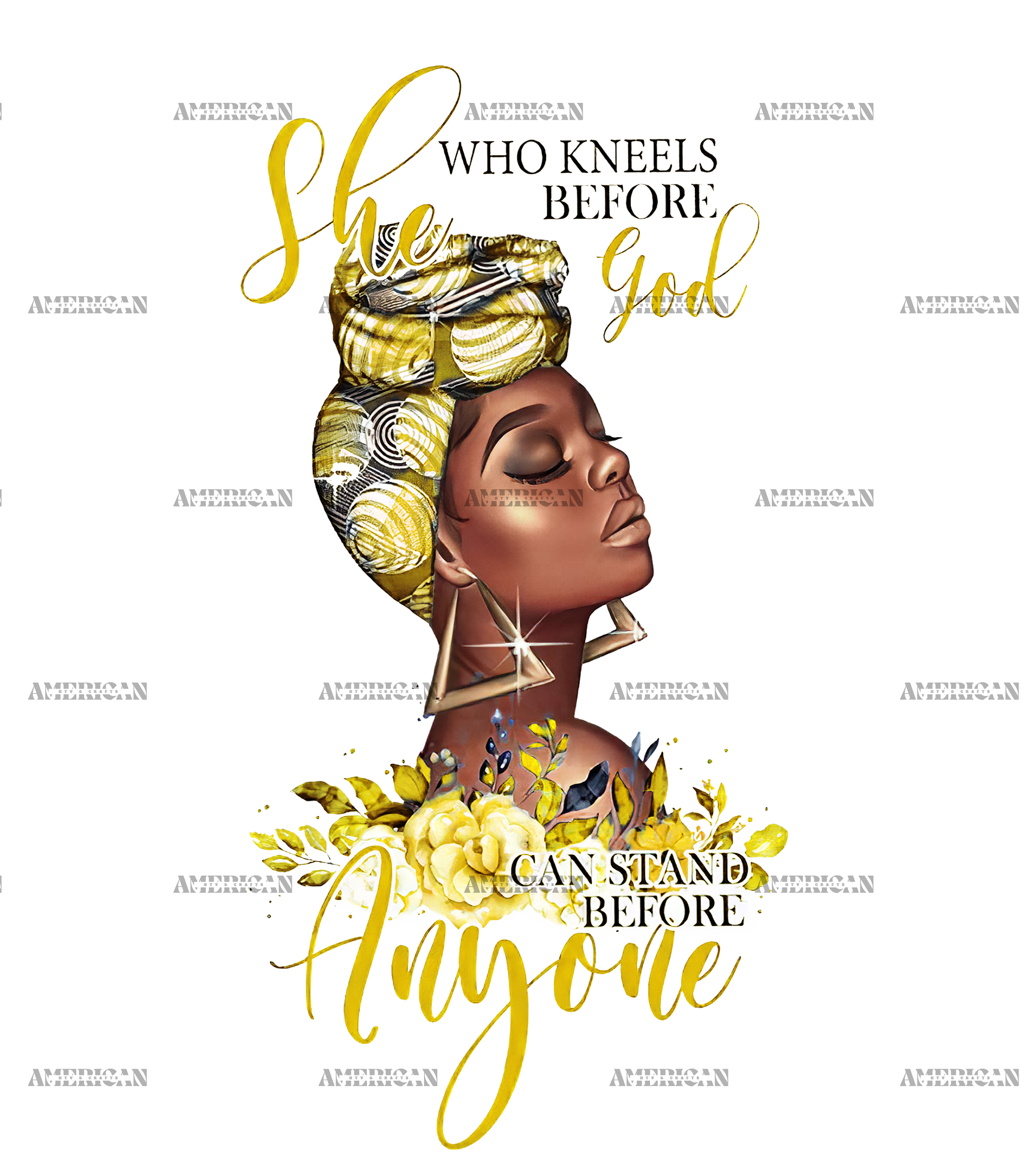 Black Women-9 DTF Transfer