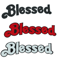 Blessed Patch (Large/Chenille)