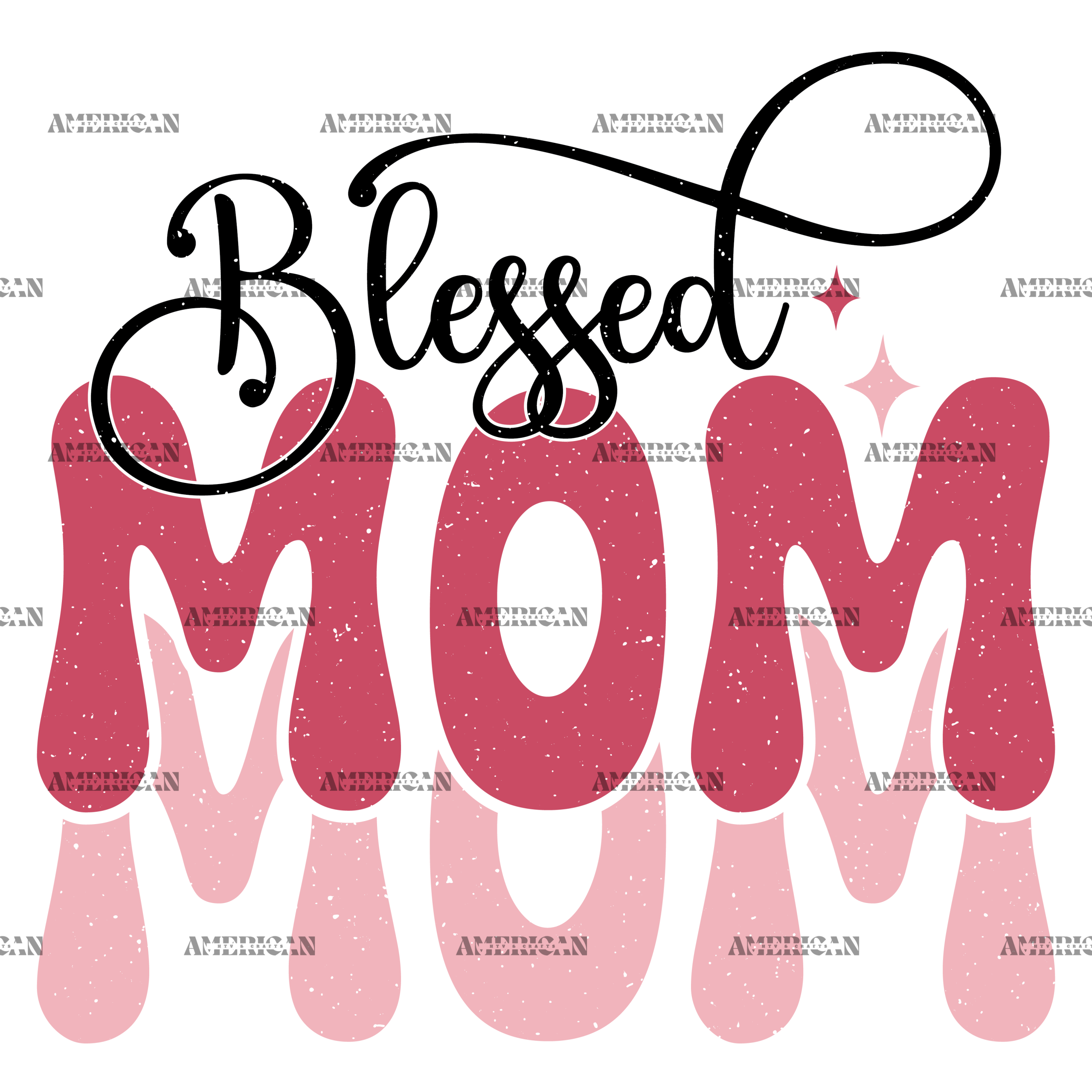 Blessed Mom-4 DTF Transfer