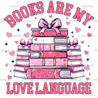 Books Are My Love Language-1 DTF Transfer