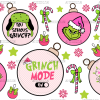 Christmas Bells Grinch UV DTF Transfer