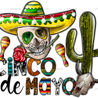 Cinco De Mayo 2 Dtf Transfer