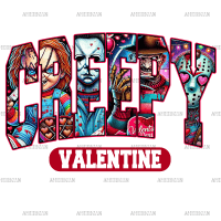 Creepy Valentine DTF Transfer