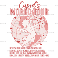 Cupid's World Tour DTF Transfer