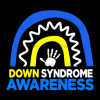 Down Syndrome Awareness Rainbow-3 DTF Transfer