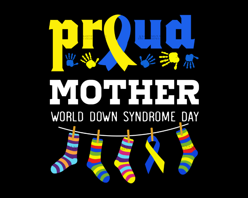 Down Syndrome Mother DTF Transfer