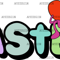 Easter Sad Heart DTF Transfer
