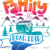 Family Road Trip Color DTF Transfer