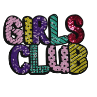 Girls Club Patch (Large/Sequin)