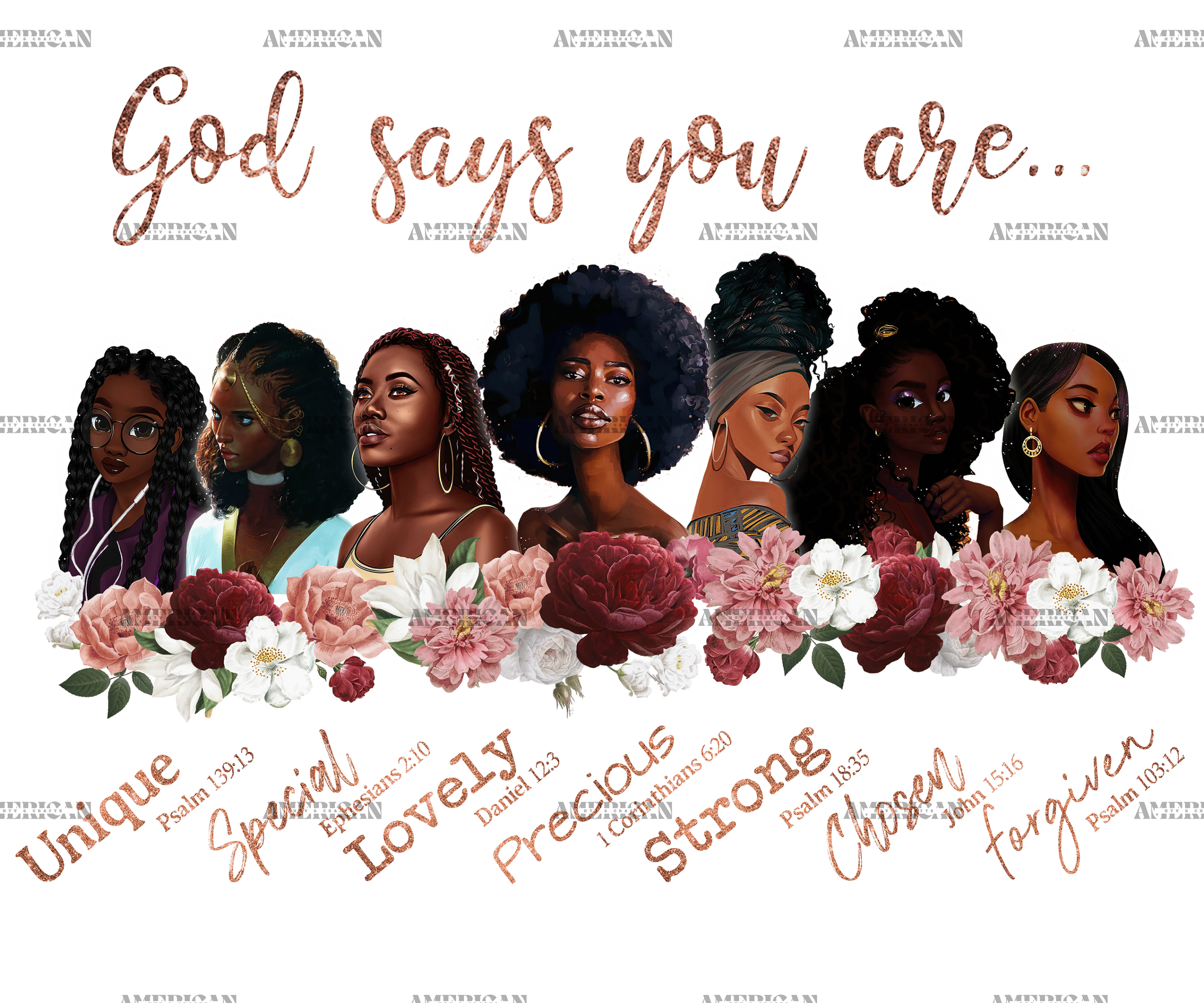 God Says You Are DTF Transfer