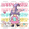 Happy Easter Gnome DTF Transfer