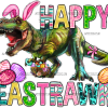 Happy Eastrawr DTF Transfer