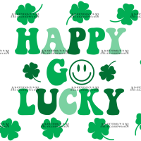 Happy Go Lucky UV DTF Transfer