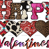 Happy Valentines-1 DTF Transfer