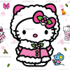 Hello Kitty Christmas UV DTF Transfer