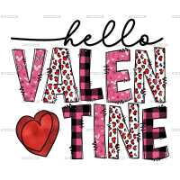 Hello Valentine DTF Transfer