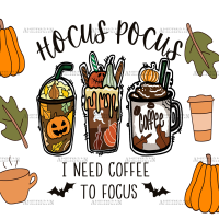 Hocus Pocus Fall UV DTF Transfer