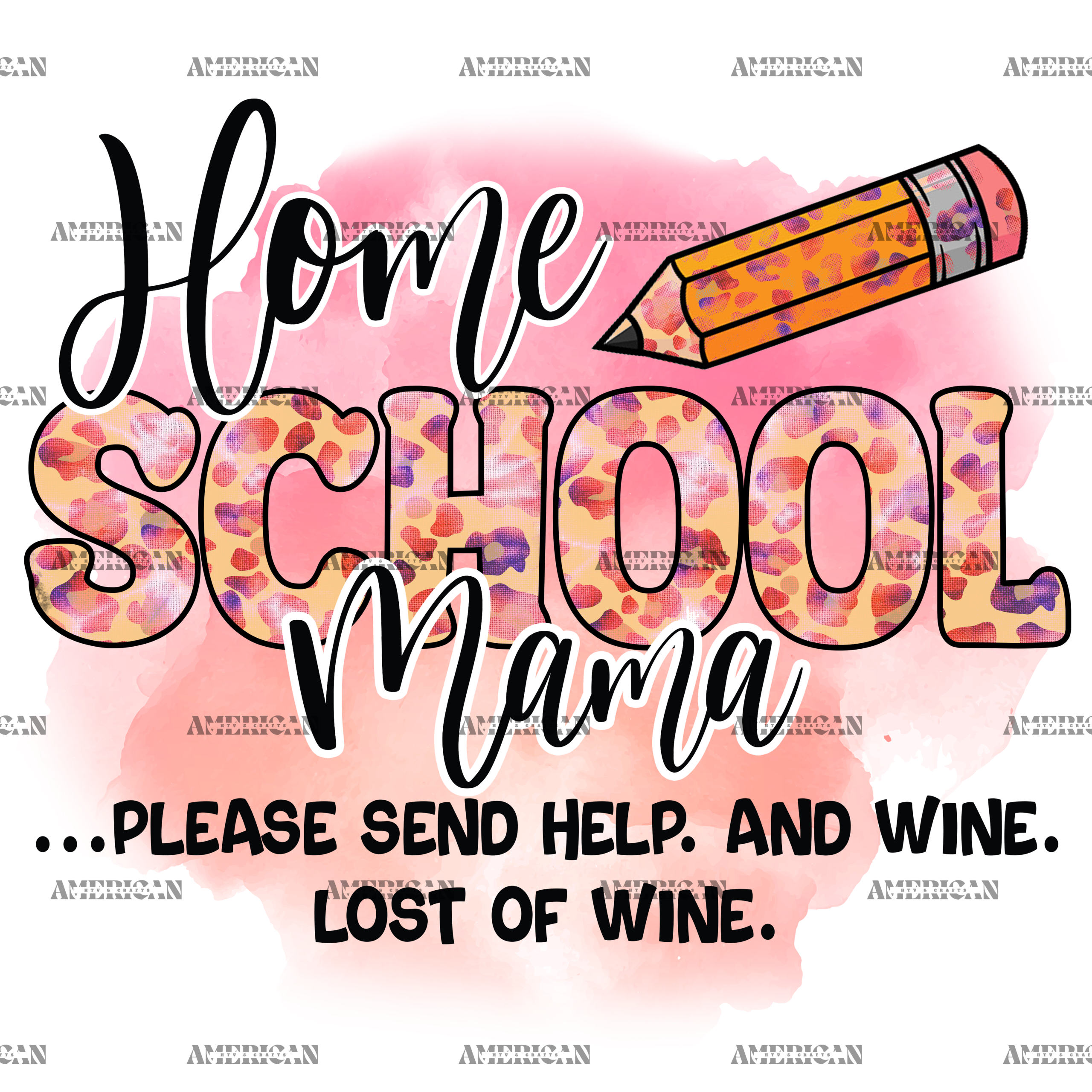 Home School Mama DTF Transfer