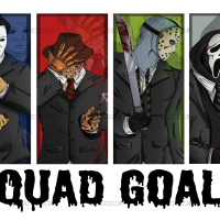 Horror Squad Goals UV DTF Transfer