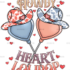Howdy Heart Lolipop DTF Transfer