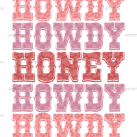 Howdy Honey DTF Transfer
