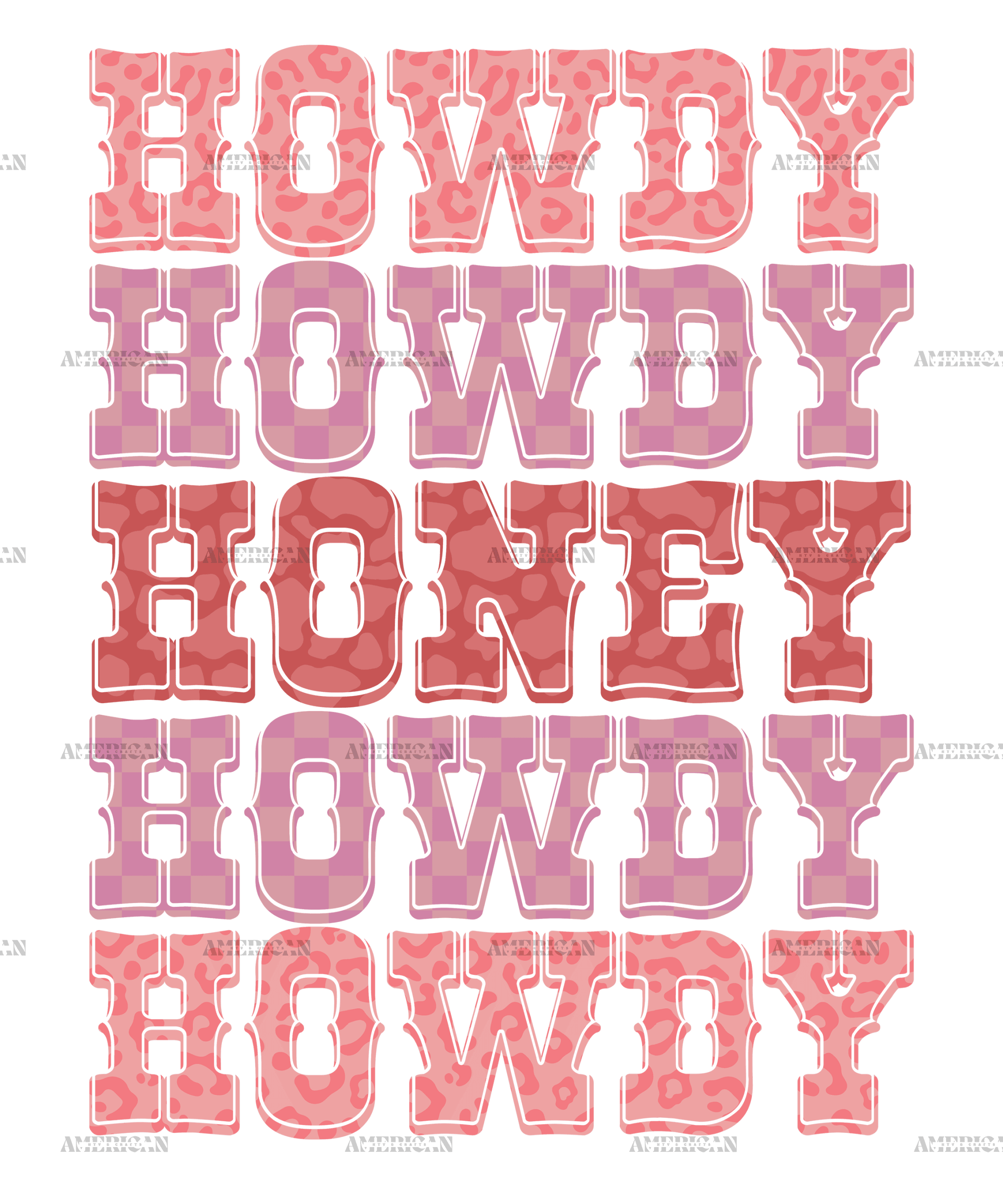 Howdy Honey DTF Transfer
