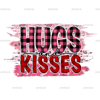 Hugs And Kisses-3 DTF Transfer