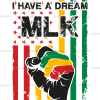 I Have A Dream MLK Flag-4 DTF Transfer