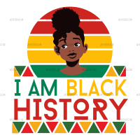 I am Black History-1 DTF Transfer