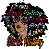 Iam Black History Women DTF Transfer