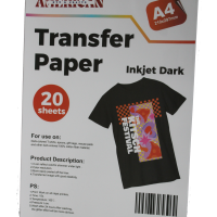 A4 Inkjet Dark Transfer Paper 20 Sheets