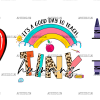 Its A Good Day Teach Tiny Humans UV DTF Transfer