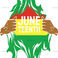 Juneteenth-2 DTF Transfer