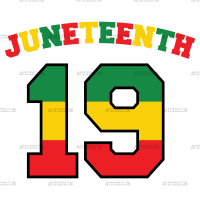 Juneteenth 19 DTF Transfer