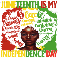 Juneteenth Is My Independence Day-2 DTF Transfer