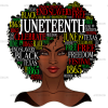 Juneteenth Women DTF Transfer