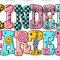 Kinder Garten DTF Transfer