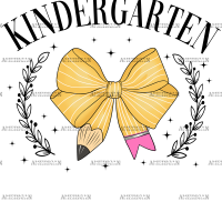 Kindergarten Bow DTF Transfer