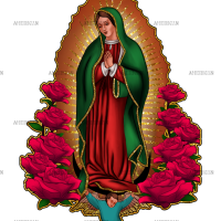 Lady Of Guadalupe Dtf Transfer