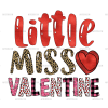 Little Miss Valentine-1 DTF Transfer
