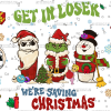 Loser Christmas Coffee UV DTF Transfer
