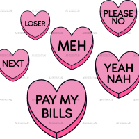 Loser Next Pay My Bills DTF Transfer