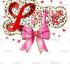 Love Bow-1 DTF Transfer