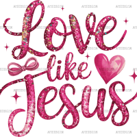 Love Like Jesus-1 DTF Transfer